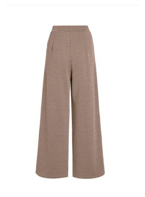 Pantalón Vila, de cuadros en beige. 14119773 Vichekka
