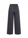 Pantalòn Vila, en marino con cuadros. 14120934 Vijaquard