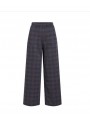 Pantalòn Vila, en marino con cuadros. 14120934 Vijaquard