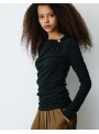 Top Grace & Mila, con adorno dorado. Bijou