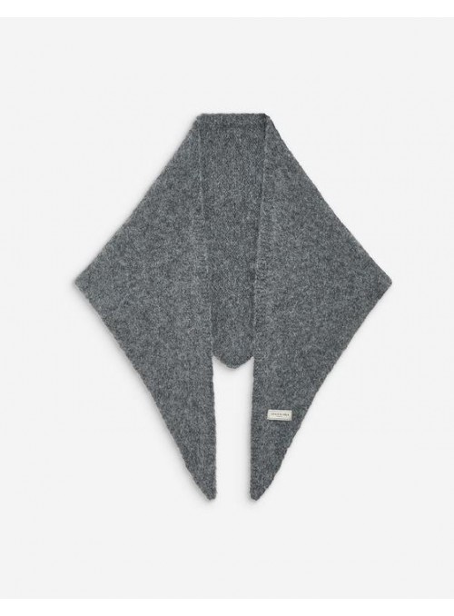 Bufanda Grace &amp; Mila, de punto en gris. Bonnie