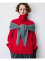 Bufanda Grace & Mila, de punto en gris. Bonnie