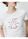 Camsieta Grace & Mila, de manga corta con print. Bubble