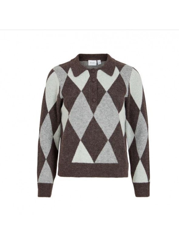 Sueter Vila, con cuello tipo polo. 14119697 Vikaylo