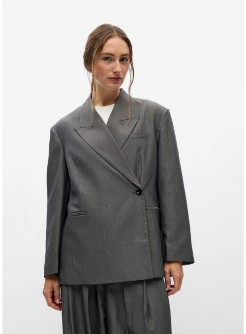 Blazer Object, de sastreria en gris. 23050088 Objnoami