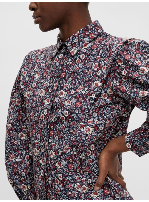 Blusa Object, de manga larga estampada, Objtonja