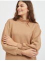 Vestido Vila, tipo sudadera con cuello alto. Visif