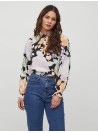 Blusa Vila, estampada de manga larga. Vikikki 14072093