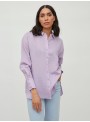 Blusa Vila, camisera oversize en violeta. Vivalia 14073357